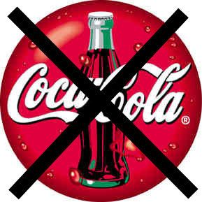 say no to coca cola