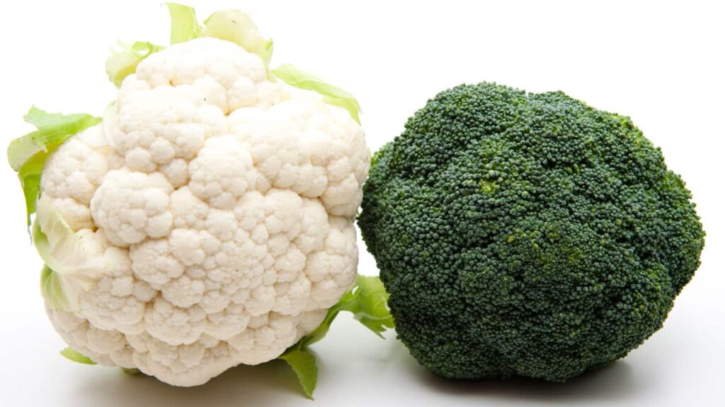 Cauliflower and Broccoli