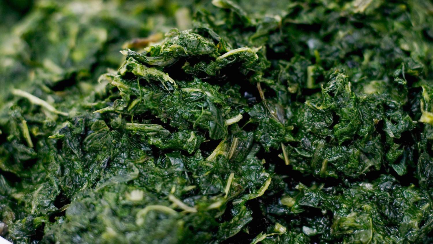 cooked kale