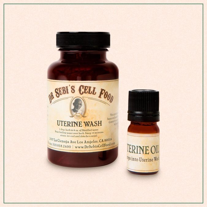 Uterine Wash and Oil